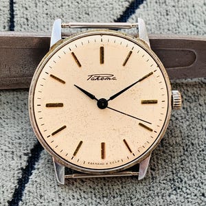 Collectible Watch RAKETA classic design 2609ha Su manual winding PChZ made in USSR/Unisex Wrist Watch Ракета Rocket Petrodvorets/Montre