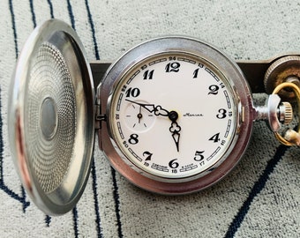 Molnija Pocket Watches Molnija 3602 Review Taschenuhr Stalin WW2