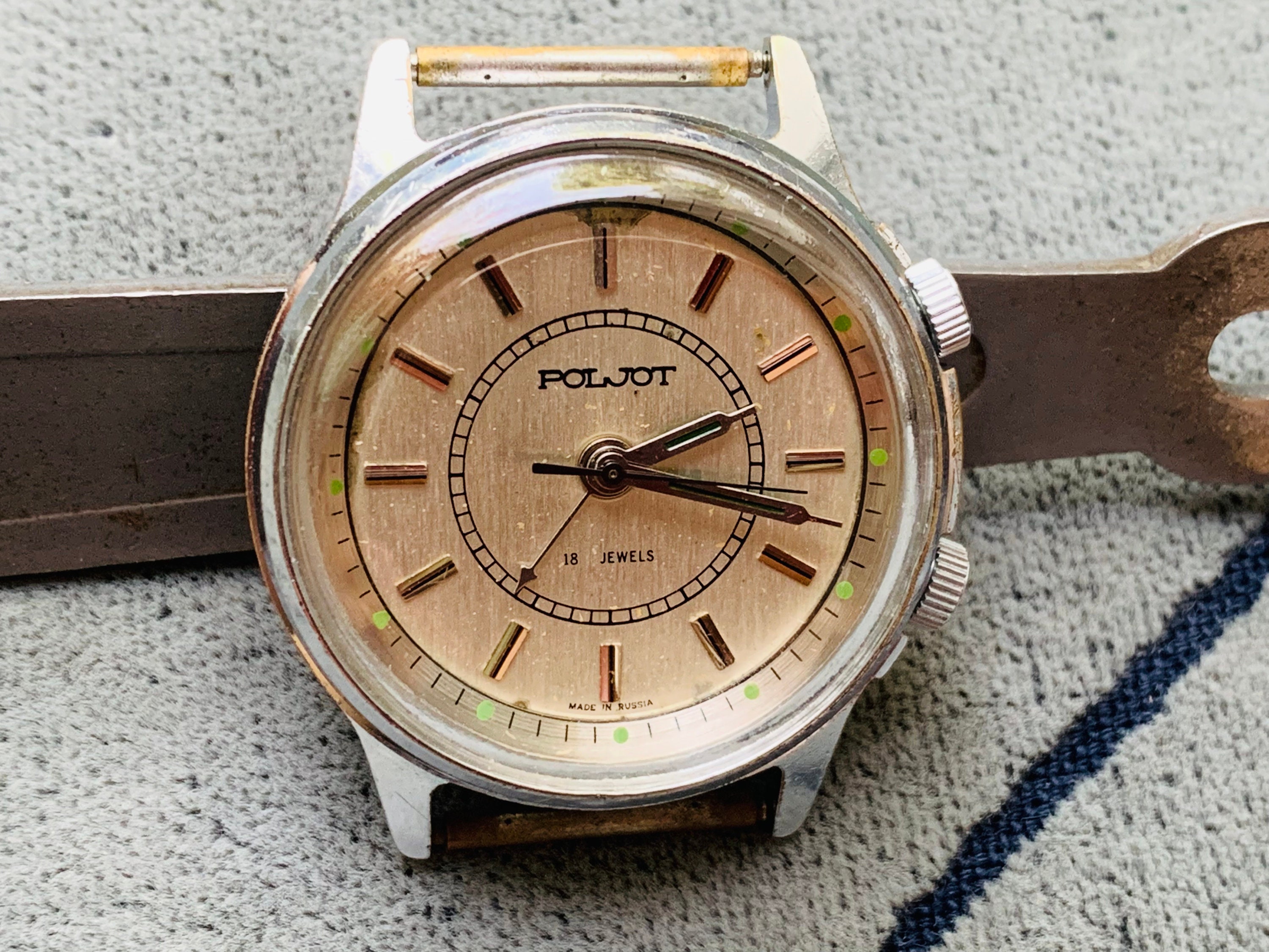 Poljot 18 jewels hotsell made in ussr