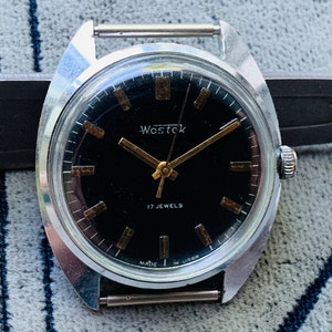 Vintage WOSTOK Men&#39;s Watch: USSR Made, 17 Jewels, Classic Design