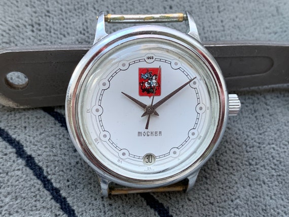 Collectible watch POLJOT Moscow 17 jewels 2614.2h… - image 4