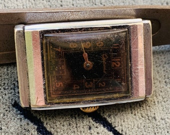 Montre-bracelet Vintage Optima Co. - Mouvement Mécanique - Pour Pièces Ou Réparation - Occasion