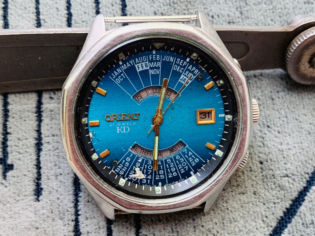 Vintage Orient King Diver Watch: 21 Jewels Automatic, Made in