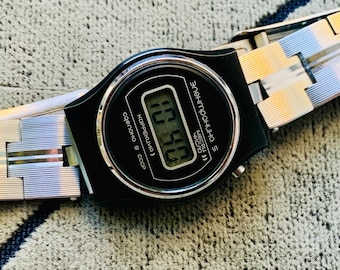 Vintage Elektronika 5 Digital Watch, USSR Collectible with Stopwatch