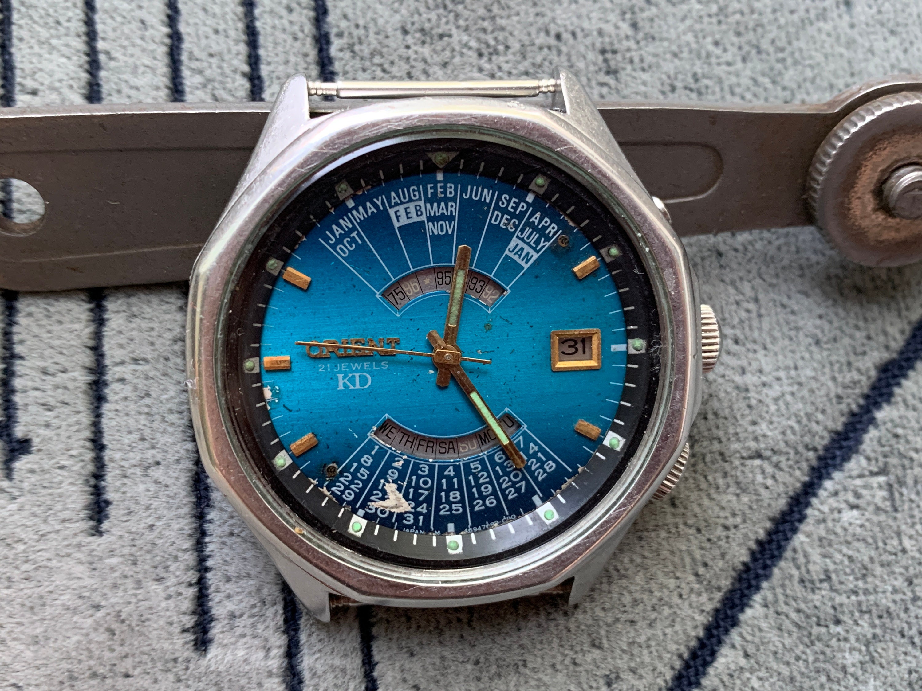 Vintage Orient King Diver Watch: 21 Jewels Automatic, Made in