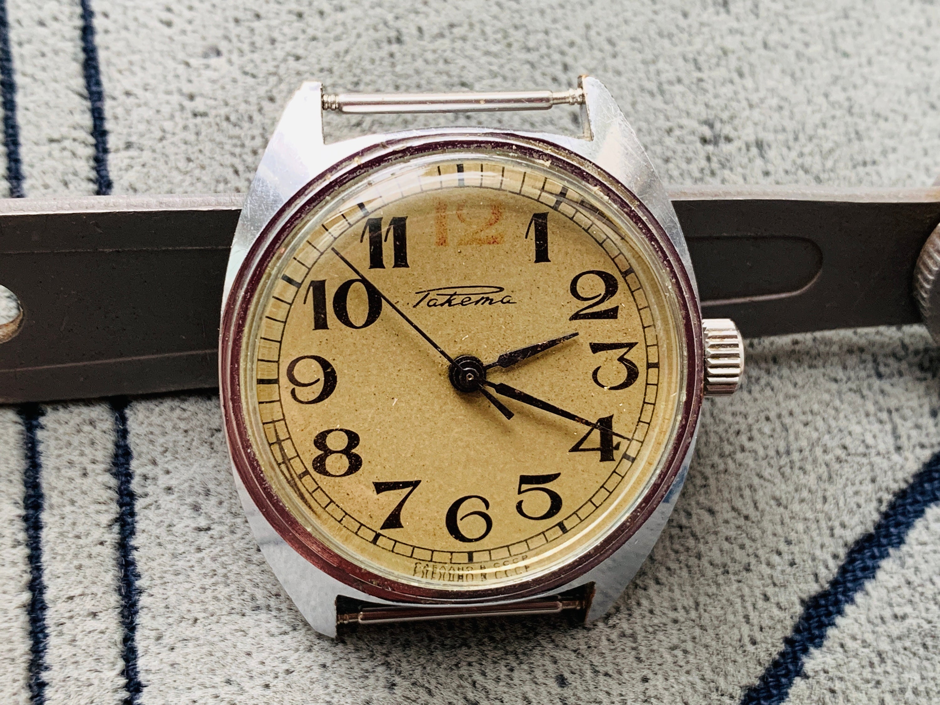 Raketa Manual Winding Cal 2614.H Vintage Men's Watch
