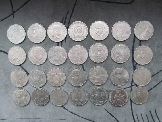 LOT OF 100 pcs 200 grams 2 kopek 1961-1991 old USSR Soviet Russia coins