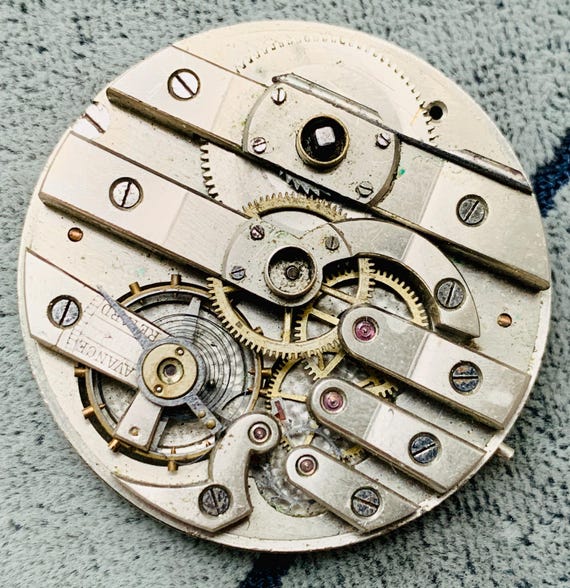 Georges Favre Jacot Pocket Watch: 15 Jewels (for Repair) - Etsy