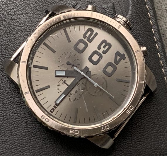 Vintage DIESEL Quartz Watch DZ-4273, Stainless Steel Back (no Band