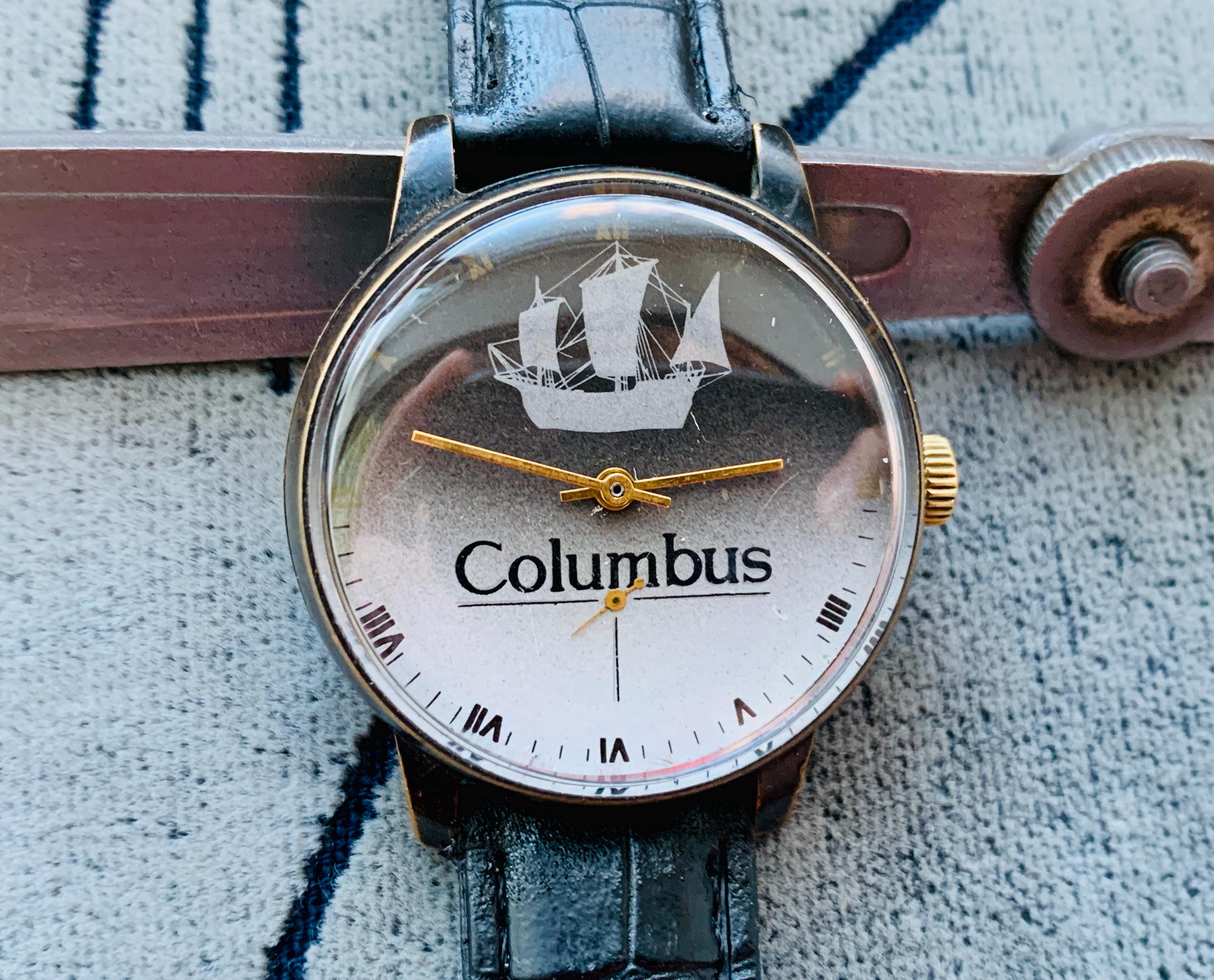 Jordache Columbus 500th Anniversary Watch w Pen Set ~ 260331-WH 1048 Jordache Watch - Etsy Canada main image 4
