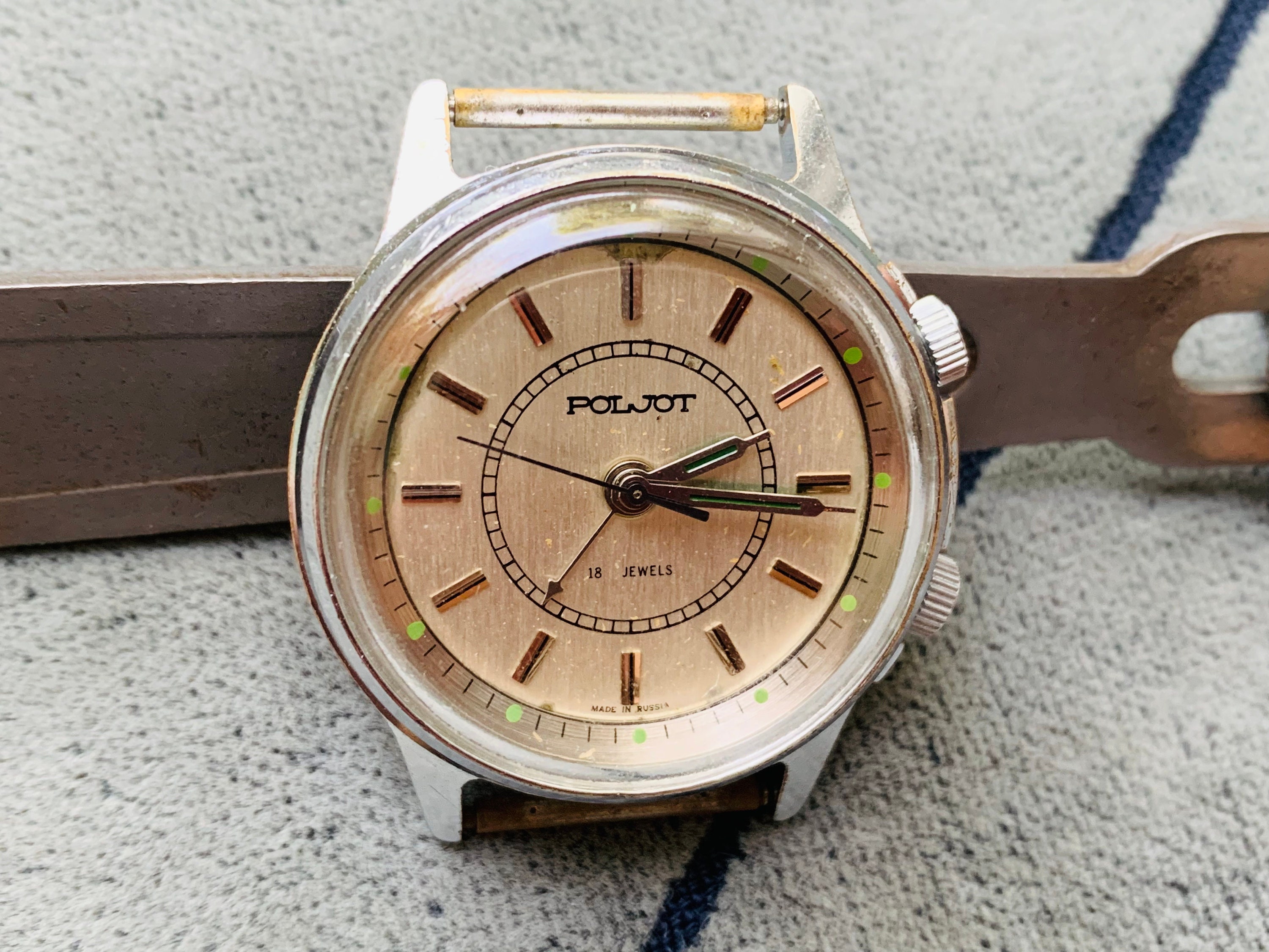 Poljot 18 jewels top made in ussr