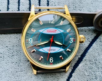 Raketa Polar Arctic Expedition Watch, Skeleton Case, USSR