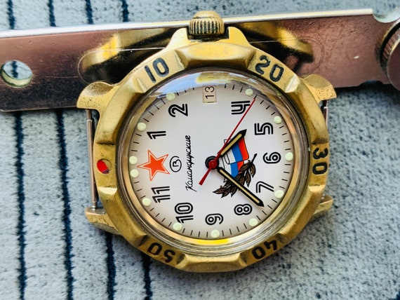 Men's Wrist Watch Vostok komandirskie military st… - image 2
