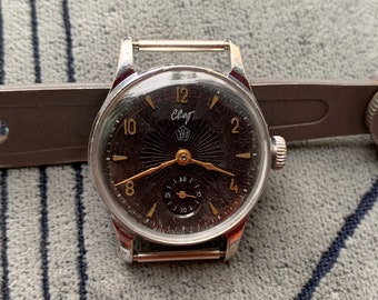 Vintage SVET Guilloche Watch: USSR Pobeda, 15 Jewels, 1955