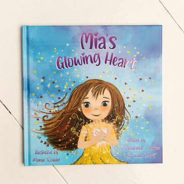 Mia's Glowing Heart: Children's book fostering self-discovery, mindfulness, and self-love for emotional growth in kids.