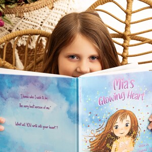 Illustrated Book, Children's Book, Mias Glowing Heart, Kids Self Love Book,  Storybook for Kid, Gift from Parents, Kids Confidence Book, Hardcover Storybook, Empowerment Gift, Rhyming Book, Kids Keepsake Book, Self Esteem Book, Positive Message, Mia's Glowing Heart