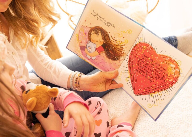 Illustrated Book, Children's Book, Mias Glowing Heart, Kids Self Love Book,  Storybook for Kid, Gift from Parents, Kids Confidence Book, Hardcover Storybook, Empowerment Gift, Rhyming Book, Kids Keepsake Book, Self Esteem Book, Positive Message, Mia's Glowing Heart