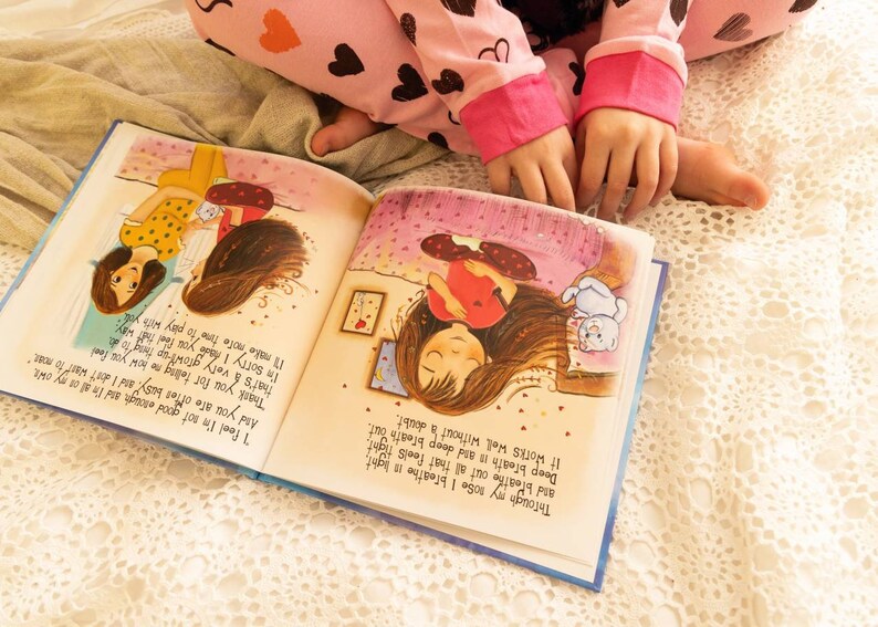 Illustrated Book, Children's Book, Mias Glowing Heart, Kids Self Love Book,  Storybook for Kid, Gift from Parents, Kids Confidence Book, Hardcover Storybook, Empowerment Gift, Rhyming Book, Kids Keepsake Book, Self Esteem Book, Positive Message, Mia's Glowing Heart