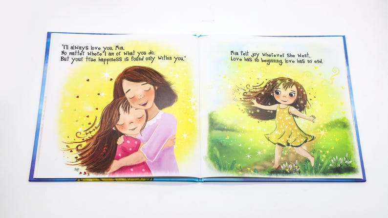 Illustrated Book, Children's Book, Mias Glowing Heart, Kids Self Love Book,  Storybook for Kid, Gift from Parents, Kids Confidence Book, Hardcover Storybook, Empowerment Gift, Rhyming Book, Kids Keepsake Book, Self Esteem Book, Positive Message, Mia's Glowing Heart