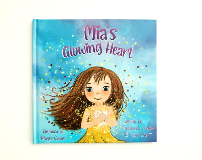 Featured listing image: Mia's Glowing Heart |  Illustrated Children's Book | Kids Self Love Book | Kids Confidence Book