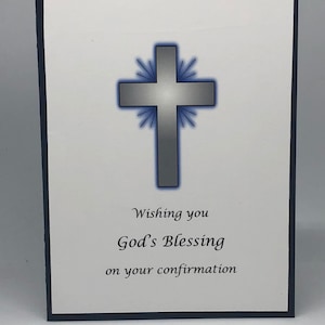 Confirmation card, Confirmation day card, Bible verse card, Religious event, Christian confirmation card, Card for boy, Card for girl