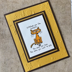 Fun birthday card, Grumpy Cat Birthday Card, Angry Cat Card, Friends birthday card, Birthday card for him, Card for her, Funny birthday card