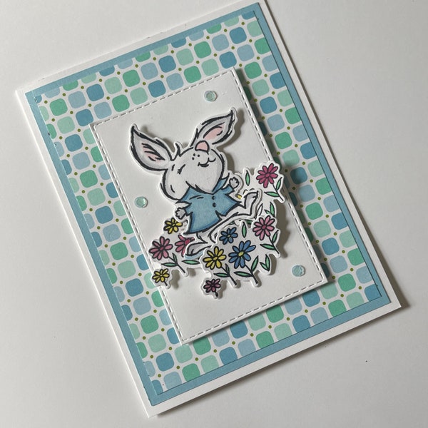 All occasion blank Bunny card