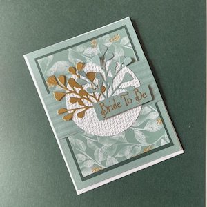 Bridal shower card, Bride to be card, Card for wedding shower, Shower for partner, Love and blessing to you card, Day for the bride to be