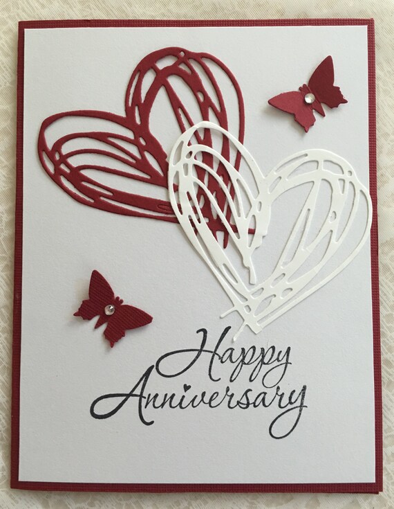 Anniversary Card For Couple Happy Anniversary Cards Love Etsy