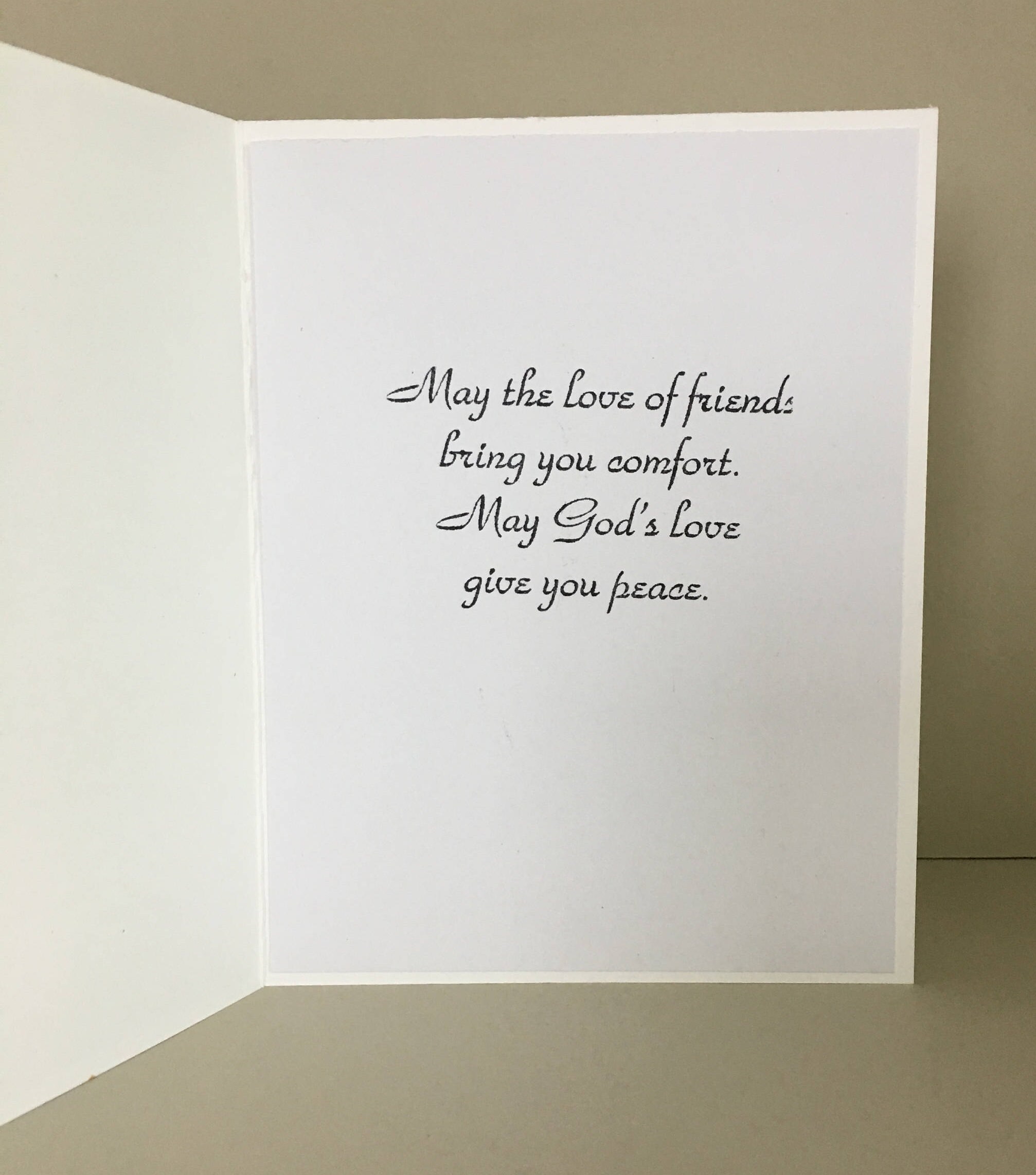 Sympathy card Thinking of you card Thoughts and prayers Etsy
