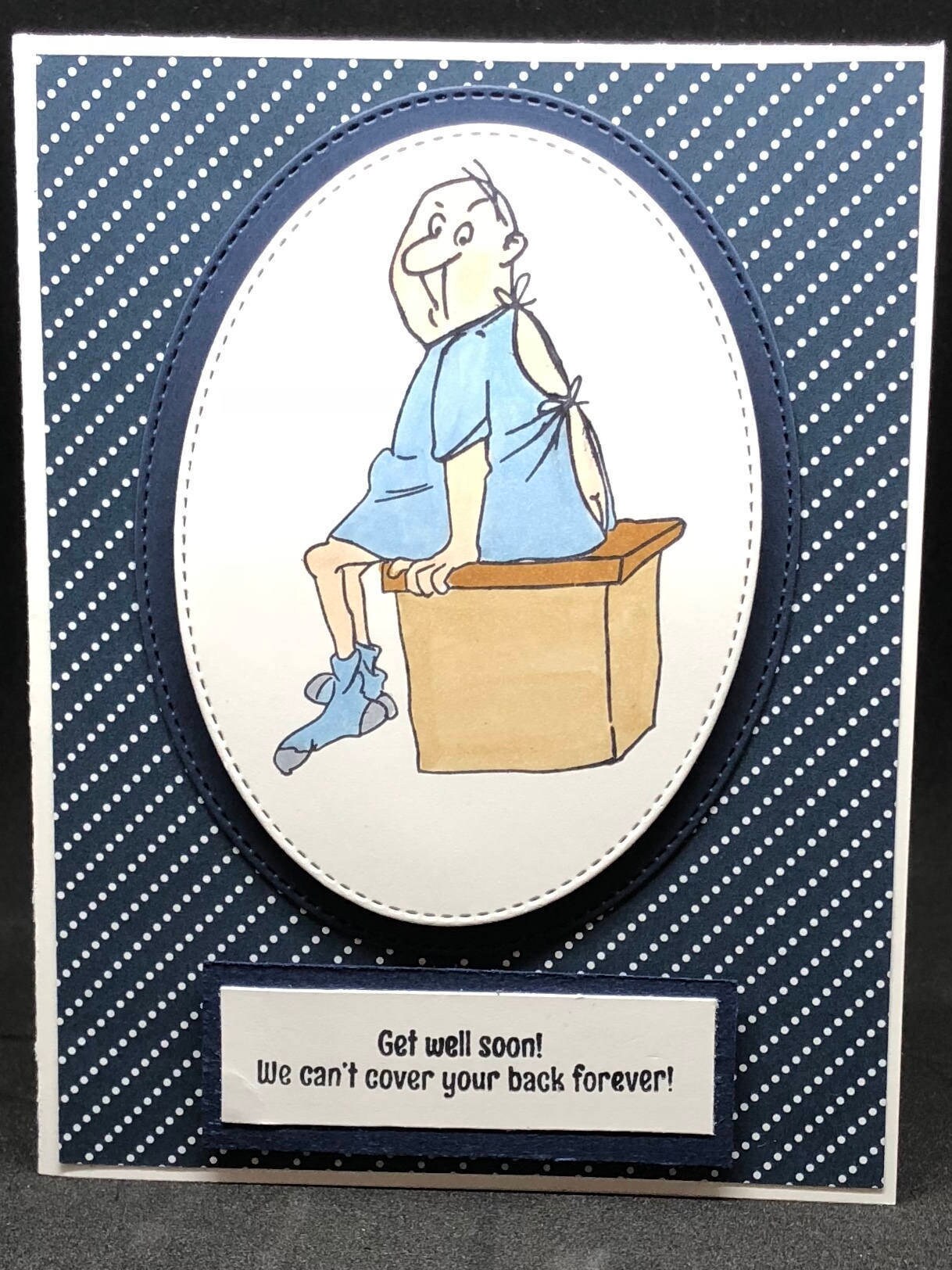 For him For Child Get Well Card Greeting Card Humorous Fun For Her Handmade Whimsical Sneezing Tissues For Adult Unisex