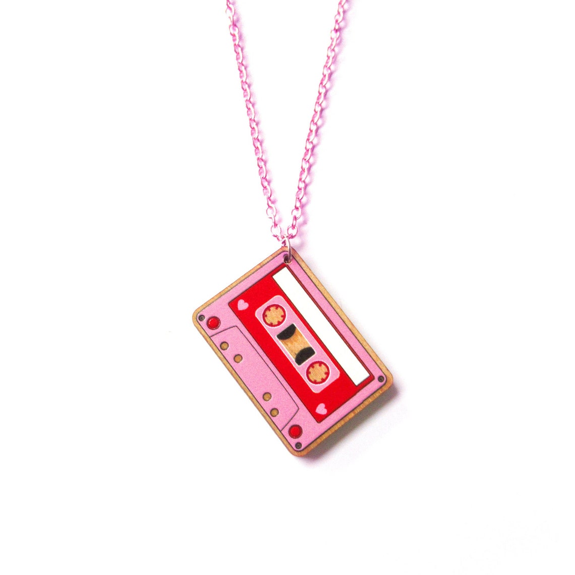 Retro Mixtape necklace custom tape necklace Jem and the Etsy