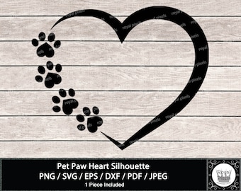 Free Paw Print Heartbeat Svg : Paw Print Png / Simple ...