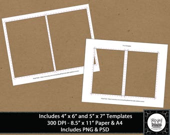 4x6 template invitation template card template png psd etsy