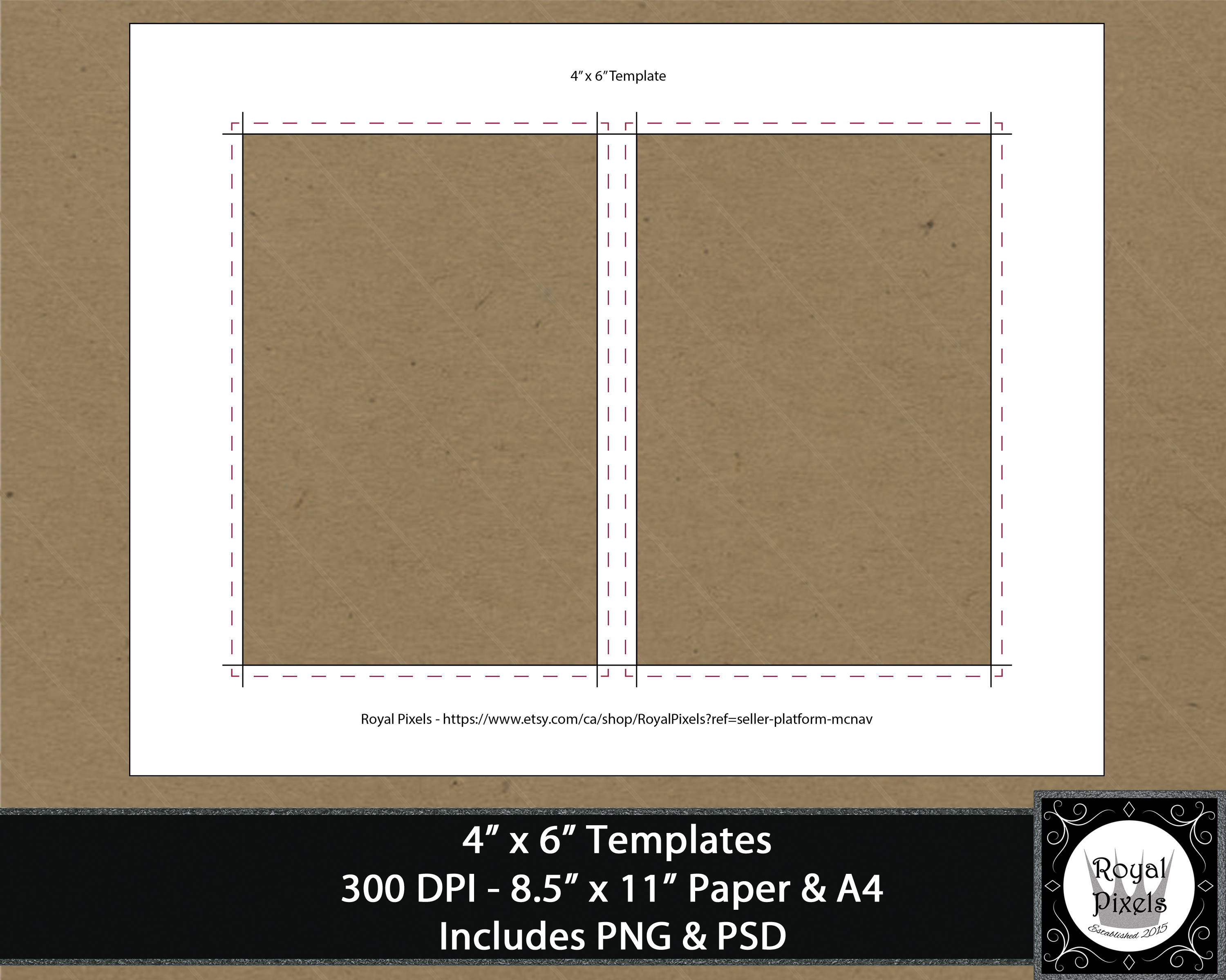 Template For 4X6 Card Template For 4X6 Card