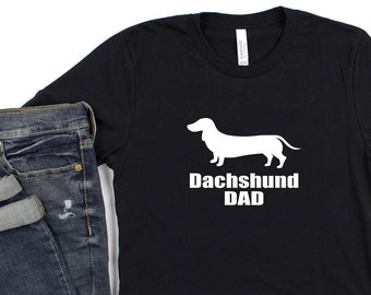 Dachshund Dad Shirt, Dachshund Gifts, Wiener Dog Shirt, Doxie Dad Gift, Dachshund Men Gift, Dachshund Shirt For Men