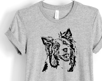 Border Collie Shirt, Border Collie Gift For Dad Mom, Border Collie Mom Shirt, Herding Dogs, Sheep Dog Shirt, Dog Lover Tshirt