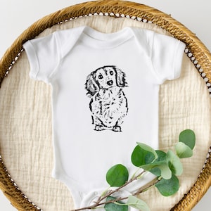Sausage dog baby outlet clothes uk