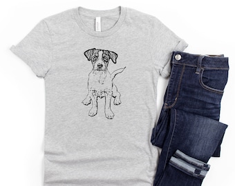 Jack Russell Shirt, Jack Russell Terrier Shirt, Jack Russell Gift For Her, Jack Russell Art Tshirt, Jack Russell Terrier Gifts