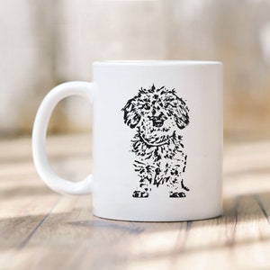 Wire Haired Dachshund Mug, Wire Haired Dachshund Gift, Wiener Dog Mug, Sausage Dog Gifts, Doxie Mom Gift, Dog Mug For Men