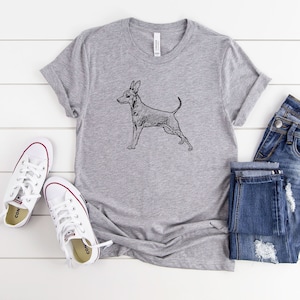 Miniature Pinscher Shirt, Min Pin Tshirt, Miniature Pinscher Gift For Dog Lover, Min Pin Mom Shirt, Unisex Mini Pinscher Shirt