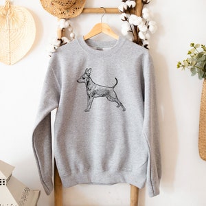 Miniature Pinscher Sweatshirt, Miniature Pinscher Gift For Dog Lover, Min Pin Mom Sweatshirt, Unisex Mini Pinscher Sweater