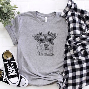 Schnauzer Shirt, Schnauzer Gift For Men Women, Standard Schnauzer Mom Shirt, Miniature Schnauzer Dad Gift, Unisex Schnauzer Tshirt