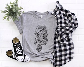T-shirt Cavapoo, cadeaux Cavapoo, chemise maman Cavapoo, cadeau d'amant Cavapoo, chemise Cavapoo hommes, tee-shirt Cavoodle unisexe, caniche cavalier