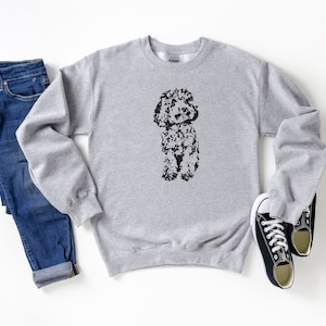 Toy Poodle Sweatshirt, Poodle Gifts, Dog Mom Gifts For Toy Poodle Lovers, Poodle Dog Dad Sweatshirt, Cute Poodle Pullover