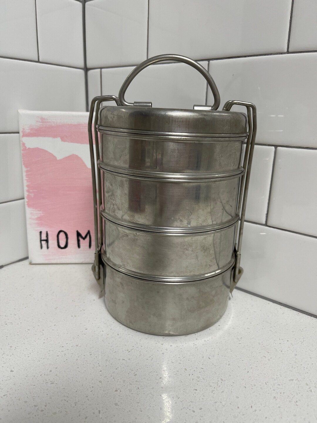 Vintage Metal Lunch Pail bento Box Etsy