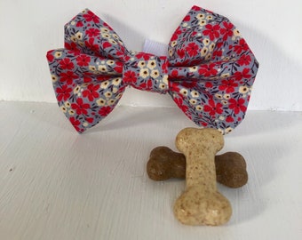 Red Dog Bow Tie Red Paisley Dog Bow Tie Red Paisley Bow Tie Boy Dog Bow Tie Red Paisley Cat Bow Tie Country Bow Tie Rustic Bow Tie