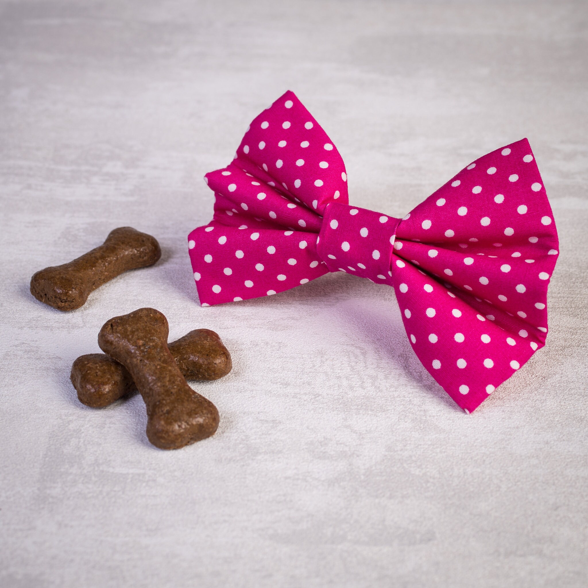 Dog bow Pink dog bow Dog collar bow slide on collar bow Etsy