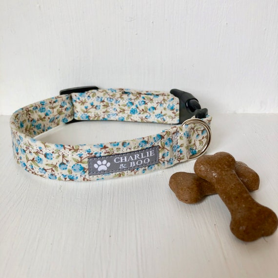 floral puppy collar