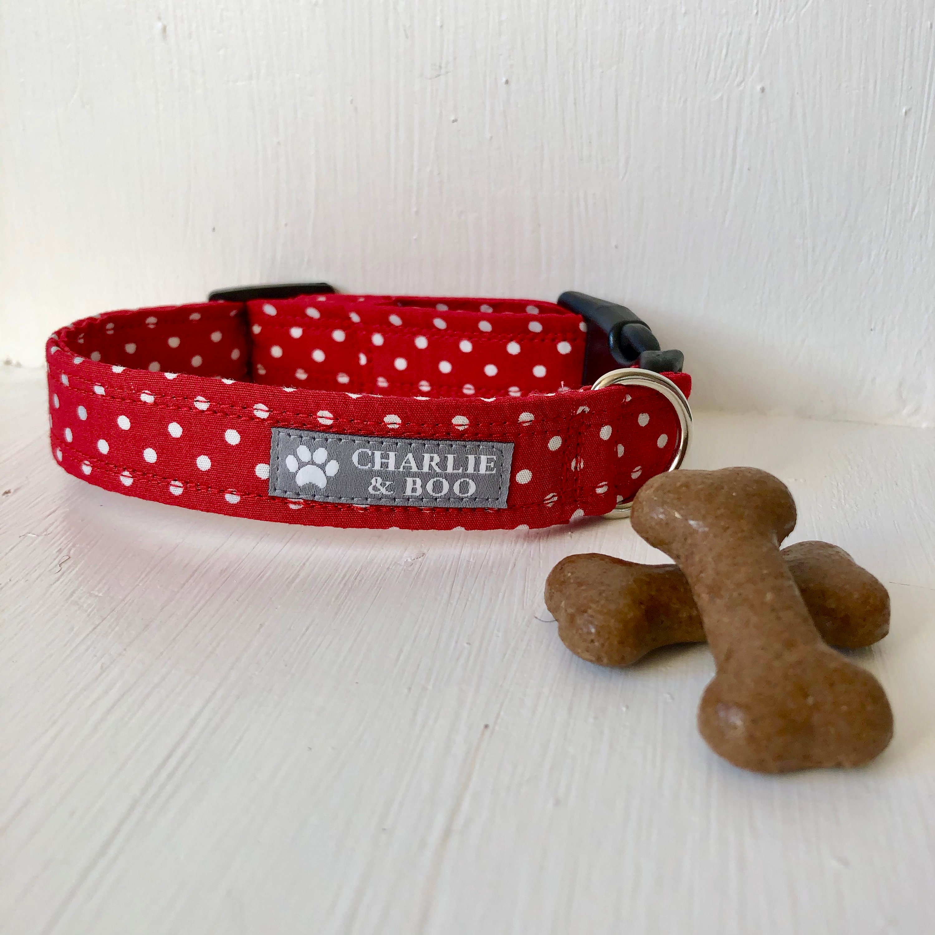 Red dog collar Dog collar Girl dog collar Boy dog collar Etsy
